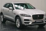 2017 Jaguar F-PACE Diesel Estate 2.0d Portfolio 5dr Auto AWD in Metallic - Indus silver at Listers Jaguar Solihull