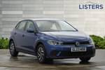 2023 Volkswagen Polo Hatchback 1.0 TSI Life 5dr in Reef blue at Listers Volkswagen Coventry