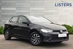 2024 Volkswagen Polo Hatchback 1.0 TSI Life 5dr DSG in Deep black at Listers Volkswagen Stratford-upon-Avon