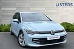 2024 Volkswagen Golf Hatchback 1.5 eTSI 150 Match 5dr DSG in Crystal Ice Blue at Listers Volkswagen Evesham