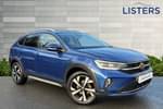 2023 Volkswagen Taigo Hatchback 1.0 TSI 110 Style 5dr in Reef blue at Listers Volkswagen Evesham