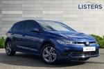 2024 Volkswagen Polo Hatchback 1.0 TSI 115 R-Line 5dr DSG in Reef blue at Listers Volkswagen Stratford-upon-Avon