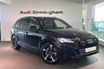 2022 Audi Q7 Estate 55 TFSI e Quattro Black Ed 5dr Tiptronic (C+S) in Mythos Black Metallic at Birmingham Audi