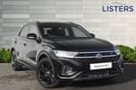 2024 Volkswagen T-Roc Hatchback 1.5 TSI EVO R-Line 5dr DSG in Deep black at Listers Volkswagen Evesham