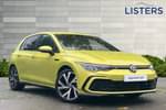 2022 Volkswagen Golf Hatchback 1.5 TSI 150 R-Line 5dr in Lime Yellow at Listers Volkswagen Loughborough