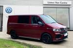 2024 Volkswagen Transporter T32 SWB Diesel 2.0 BiTDI 204 Sportline Kombi Van DSG in Red at Listers Volkswagen Van Centre Coventry