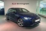 2024 Audi A3 Diesel Sportback 35 TDI Black Edition 5dr S Tronic in Navarra Blue Metallic at Birmingham Audi