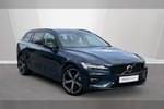 2024 Volvo V60 Sportswagon 2.0 B4P Ultra Dark 5dr Auto in Denim Blue at Listers Leamington Spa - Volvo Cars