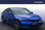 2024 Honda Civic Hatchback 2.0 eHEV Elegance 5dr CVT in Blue at Listers Honda Solihull