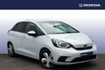 2022 Honda Jazz Hatchback 1.5 i-MMD Hybrid EX 5dr eCVT in White at Listers Honda Solihull