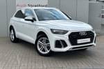 2024 Audi Q5 Diesel Estate 40 TDI Quattro S Line 5dr S Tronic in Arkona white, solid at Stratford Audi