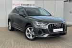 2024 Audi Q3 Estate 35 TFSI S Line 5dr S Tronic (Leather) in Daytona Grey Pearl Effect at Stratford Audi