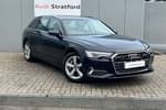 2024 Audi A6 Avant 50 TFSI e Quattro Sport 5dr S Tronic in Firmament Blue Metallic at Stratford Audi