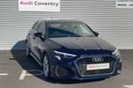 2022 Audi A3 Sportback 35 TFSI S Line 5dr in Navarra Blue Metallic at Coventry Audi