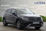 2023 Volkswagen Tiguan Allspace Estate 1.5 TSI Elegance 5dr DSG in Deep black at Listers Volkswagen Stratford-upon-Avon