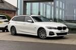 2021 BMW 3 Series Touring 330e M Sport 5dr Step Auto in Mineral White at Listers King's Lynn (BMW)