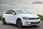 2020 Volkswagen Polo Hatchback Special Editions 1.0 TSI 95 United 5dr in Pure white at Listers Volkswagen Stratford-upon-Avon