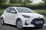 2021 Toyota Yaris Hatchback 1.5 Hybrid Icon 5dr CVT in White at Listers Toyota Nuneaton