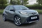 2022 Toyota Aygo X Hatchback 1.0 VVT-i Exclusive 5dr in Green at Listers Toyota Stratford-upon-Avon