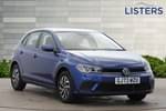 2023 Volkswagen Polo Hatchback 1.0 Life 5dr in Reef blue at Listers Volkswagen Stratford-upon-Avon