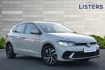 2021 Volkswagen Polo Hatchback 1.0 TSI Life 5dr in Ascot Grey at Listers Volkswagen Stratford-upon-Avon