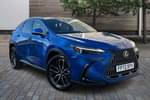 2022 Lexus NX Estate 450h+ 2.5 Takumi 5dr E-CVT in Blue at Lexus Cheltenham