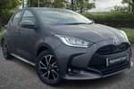 2022 Toyota Yaris Hatchback 1.5 Hybrid Design 5dr CVT in Grey at Listers Toyota Grantham