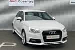 2017 Audi A1 Sportback 1.4 TFSI S Line 5dr in Shell White at Coventry Audi