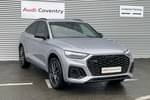 2024 Audi Q5 Sportback 45 TFSI Quattro Black Edition 5dr S Tronic in Floret Silver Metallic at Coventry Audi