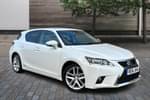 2016 Lexus CT Hatchback 200h 1.8 Luxury 5dr CVT Auto (Premium Navigation) in White at Lexus Cheltenham