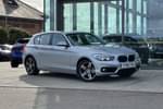 2016 BMW 1 Series Diesel Hatchback 118d Sport 5dr (Nav) Step Auto in Glacier Silver at Listers King's Lynn (BMW)