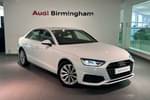 2020 Audi A4 Diesel Saloon 35 TDI Technik 4dr S Tronic in Ibis White at Birmingham Audi