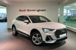 2024 Audi Q3 Sportback 35 TFSI S Line 5dr S Tronic (Leather) in Arkona white, solid at Birmingham Audi