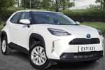 2021 Toyota Yaris Cross Estate 1.5 Hybrid Icon 5dr CVT in White at Listers Toyota Nuneaton