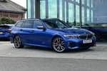 2022 BMW 3 Series Diesel Touring M340d xDrive MHT 5dr Step Auto in Portimao Blue at Listers King's Lynn (BMW)