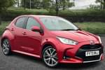 2023 Toyota Yaris Hatchback 1.5 Hybrid Excel 5dr CVT in Red at Listers Toyota Lincoln