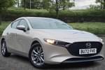 2023 Mazda MAZDA3 Hatchback 2.0 e-Skyactiv G MHEV SE-L Lux 5dr Auto in Metallic - Platinum quartz at Listers Toyota Nuneaton