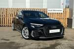 2021 Audi A3 Saloon S3 TFSI Quattro 4dr S Tronic in Mythos Black Metallic at Worcester Audi