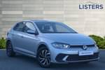 2022 Volkswagen Polo Hatchback 1.0 TSI Life 5dr in Reflex Silver at Listers Volkswagen Worcester