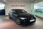 2020 Audi A6 Diesel Saloon 40 TDI Quattro Black Edition 4dr S Tronic in Myth Black Metallic at Birmingham Audi