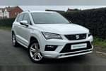 2019 SEAT Ateca Estate 2.0 TSI FR (EZ) 5dr DSG 4Drive in Nevada White at Listers SEAT Worcester