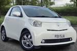 2011 Toyota iQ Hatchback 1.0 VVT-i 2 3dr Multidrive in White at Listers Toyota Nuneaton