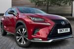 2021 Lexus NX Estate 300h 2.5 5dr CVT (8" Nav) in Red at Lexus Coventry