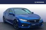 2019 Honda Civic Hatchback 1.0 VTEC Turbo 126 EX 5dr in Blue at Listers Honda Solihull