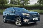 2019 Toyota RAV4 Estate 2.5 VVT-i Hybrid Excel 5dr CVT 2WD in Blue at Listers Toyota Stratford-upon-Avon