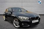 2017 BMW 1 Series Diesel Hatchback 118d M Sport 5dr (Nav) in Black Sapphire metallic paint at Listers Boston (BMW)