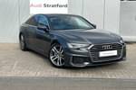 2019 Audi A6 Diesel Saloon 40 TDI Quattro S Line 4dr S Tronic in Daytona Grey Pearlescent at Stratford Audi