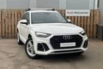 2024 Audi Q5 Diesel Estate 40 TDI Quattro S Line 5dr S Tronic in Arkona white, solid at Worcester Audi