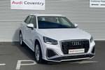 2023 Audi Q2 Estate 35 TFSI S Line 5dr S Tronic in Ibis White at Coventry Audi