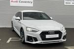 2021 Audi A5 Sportback 40 TFSI 204 S Line 5dr S Tronic in Glacier White Metallic at Coventry Audi